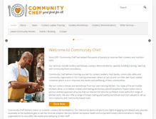 Tablet Screenshot of communitychef.org.uk